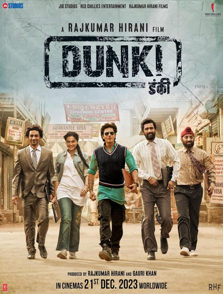 Dunki Full Movie Download Free (2023) Full HD 300Mb, 480p, 720p, 1080p